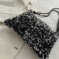 Large Capacity Shoulder Bag With Sequins