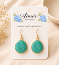 Turquoise and Gold Earrings