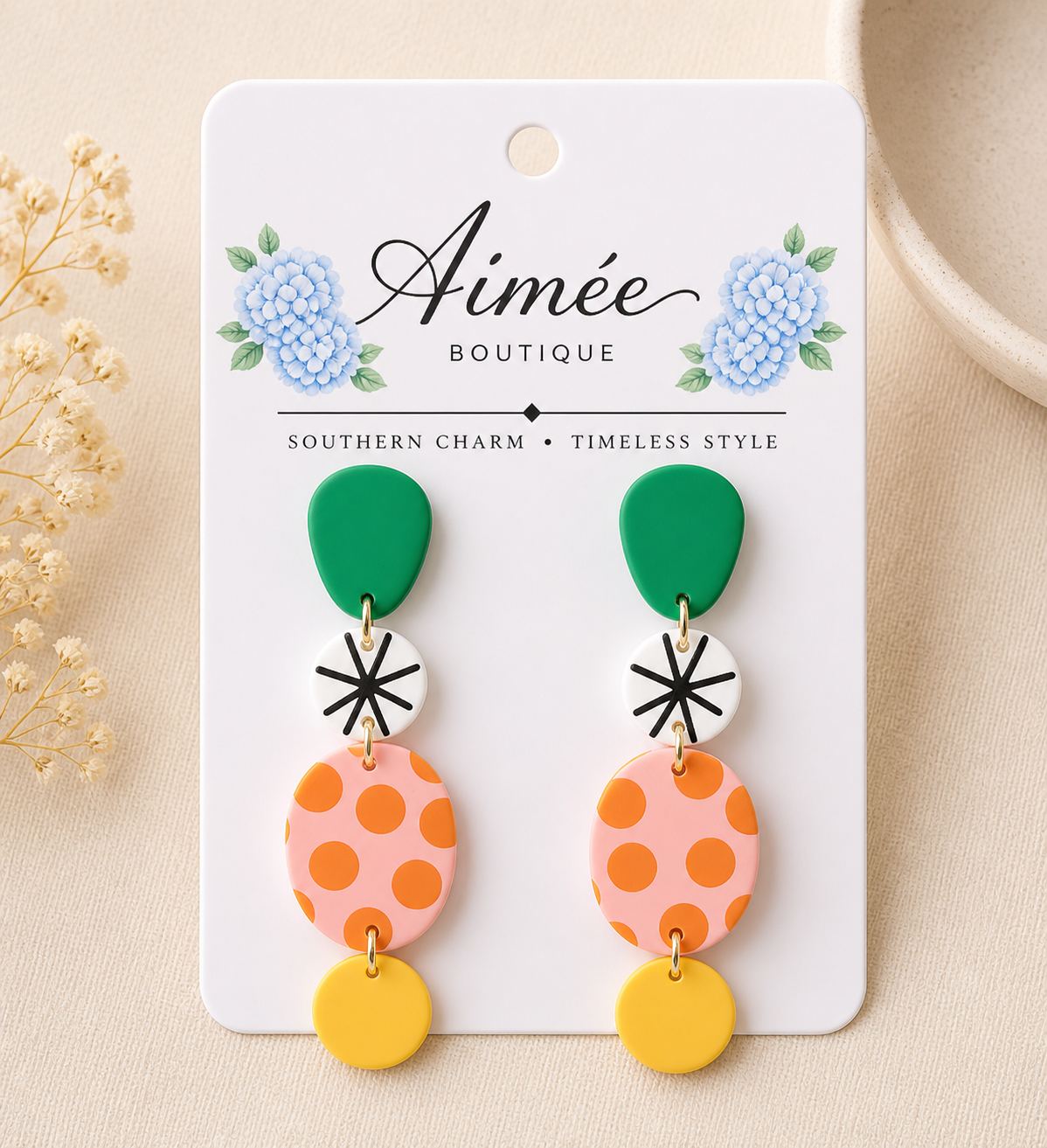 Colorful Multi Pattern Earrings