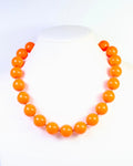 Orange Beaded Necklace